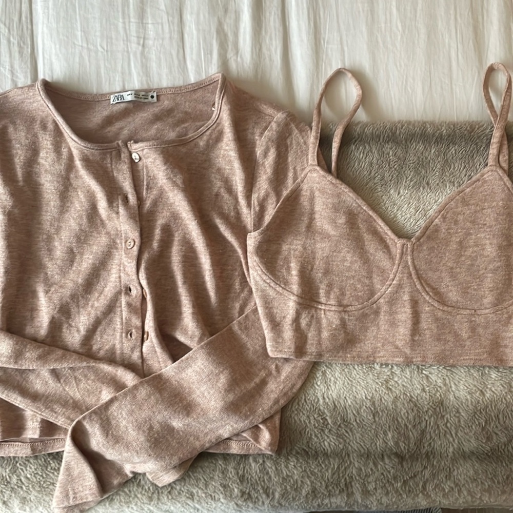 Zara 2-Piece Cardigan Set